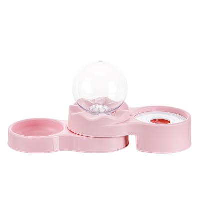 China Sustainable Self Pet Feeder and Water Dog Feeder Automatic Dog Food Dispensing Bowl for sale