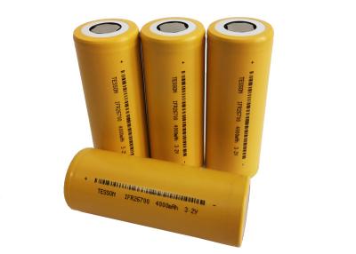 중국 Lifepo4 26700 배터리 셀 리튬 이온 재충전용 3.2 볼트 4000mAh 2000 사이클 판매용