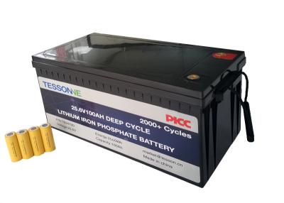 China Batería LFP26700 4000mAH de LiFePo4 100AH 25,6 V Lifepo4 recargable en venta