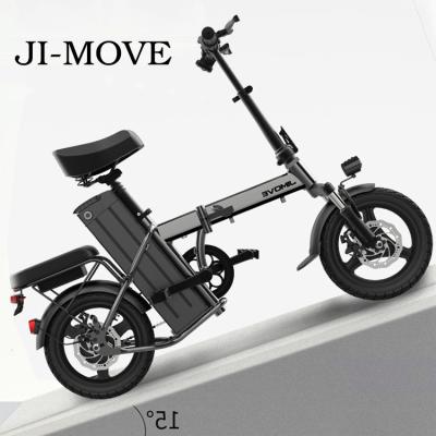 China Wholesale Aluminum Alloy High Speed 14inch Wheel Mini Electric Folding Bike For Adult Lithium Battery Electric Bicycle for sale