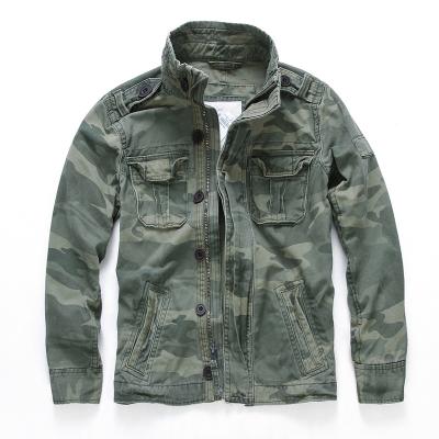 China 2022 Fashion QUICK DRY Spring Casual Zipper Pockets Work Jacket Men Street Denim Outdoor Jackets for sale