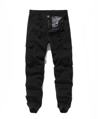 China 2021 new Anti-wrinkle fashion streetwear custom print trotter pants men's twill pants Bermuda cargo pants with side pockets for sale