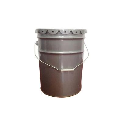China Round Painted Metal Pails Customized With Lifetime Warranty 5 Gallon Metal Paint Can for sale