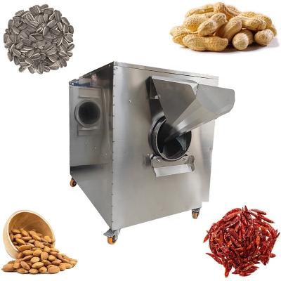 China Snack food factory Automatic Cashew Nuts Roaster / Bean Peanut Roasting Machine Price for sale