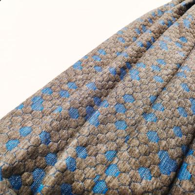 China Waterproof hot sale new design hemp knitted fabrics for pillowcase and mattress cover jacquard textiles fabric for sale