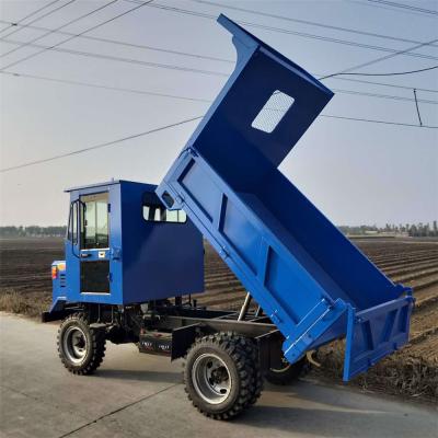 China Mine Hotels Low Capacity Floor Carrier Farm Dump Truck High Climbing Four Wheel Type Car for sale
