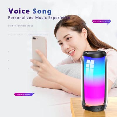 China No Pulse4 Bass Outdoor Music Portable RGB Rechargeable Waterproof Speaker for sale