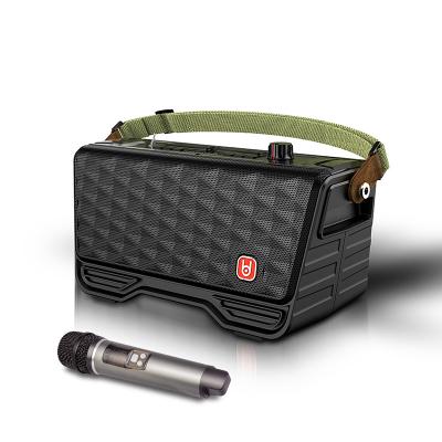 China Portable hot selling portable karaoke speaker woofer speaker microphone with wholesale price for sale