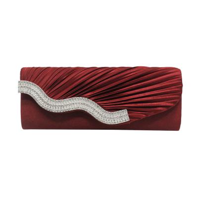 China Wholesale Luxury Elegant Crystal Rhinestone Evening Bag Women Elegant Clutch Bag for sale