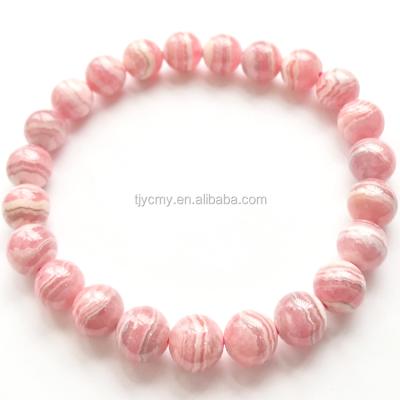 China Argentina CLASSIC Rhodochrosite Gemstone Loose Stone Women Bracelet Approx 7mm for sale