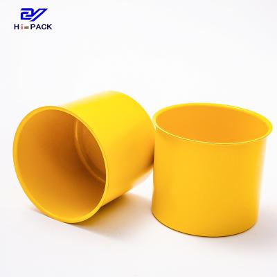 China Round Tobacco Packaging CBD Tin Can With Lids 200ml D65x60mm Child Resistant Tins for sale