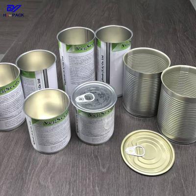 China Food Grade Sauce Tin Can for Pet Food Packaging with BPA Free and Easy Open Lid for sale
