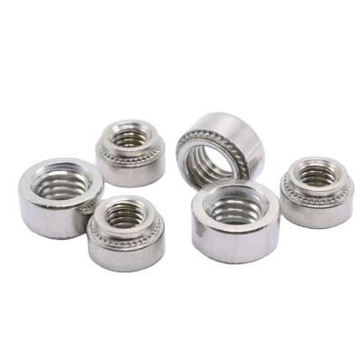 China Heavy Industry Professional Stainless Steel Self Clinching Rivet Nut Flat Head Carbon Steel Zinc-plated Pressure Riveting Nut for sale
