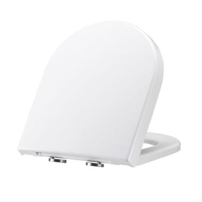 China SU024 Modern Design Soft Closing Quick Release Urea D Shape Toilet Seat round Closed Front Type for sale