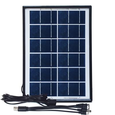 China Solar Panel Charge High Efficiency Portable Panel For Outdoor Camping Hiking Solar Phone Charger for sale