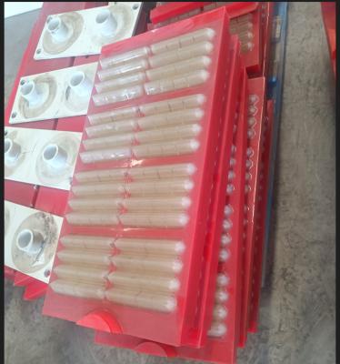 China Hump-Shaped Stereoscopic Wavy Type Polyurethane Screen Panel High Open Area With Double Screening Area for sale