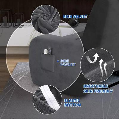 China Soft and comfortable Hot Sale 4 Pieces Elastic 3 Seats Set for l Shape for sale