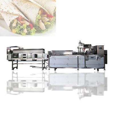 China Low energy high speed automatic roti maker flat bread tortilla cutter making machine for sale full production line for sale