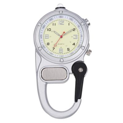 China Red Belt Unisex FOB Watch Buckle Stainless Steel Night Light Alloy Backpack Quartz Watch Detachable with White for Doctors Nurses for sale