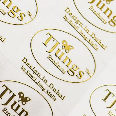 China Waterproof Custom self adhesive gold transfer sticker metal nickel 3D sticker decals Metal Logo label nickle personalized golden logo for sale