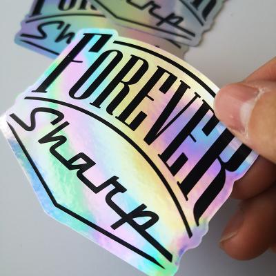 China Holographic Waterproof Custom Hologram Sticker Die Cut UV proof Holographic Sticker for sale