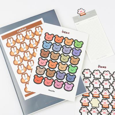 China Waterproof Custom waterproof any size self adhesive label printing bronzing simple pattern paper sticker for sale