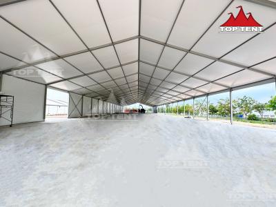 China Reinforced Industrial Storage Shelter Tent With High Tensile Aluminum Frame for sale