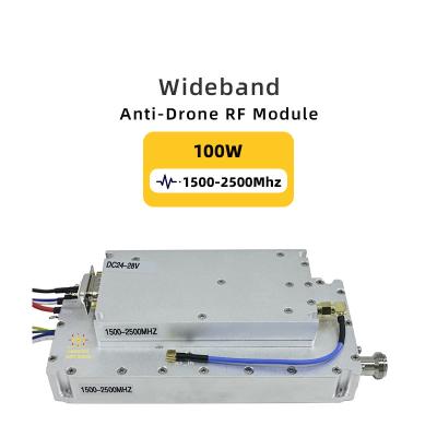 China 1500-2500mhz Módulo anti-drone Lora Contador Fpv Módulo 300-6000mhz Sistema anti-drone 100W anti-fpv 250-400mhz 50W 100-1100mhz à venda