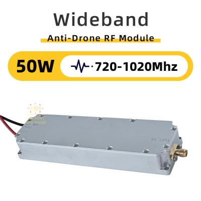 중국 720-1020MHz 50W GaN 모듈 안티 드론 안티 Fpv 안티 DJI 안티 오텔 Fpv 억제기 700-1000MHz RF 모듈 판매용