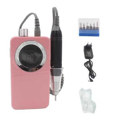 China High Speed 35000RPM Nails Portable Electric Manicure E Folder Nail Drill Machine Manicure Pedicure Nail Polish Drill Set 155*75*27mm for sale