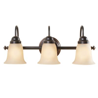 China Factory Hot Sale Modern Bathroom Vanity Light Globe Vanity Indoor Fixture 3 Head Through Vanity Light for sale