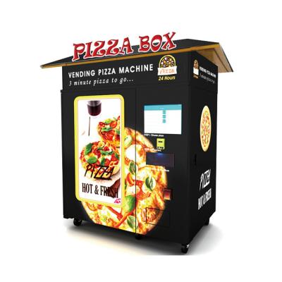 China SDK PA-C6-A Pizza Vending Machine with Roof Automatic Pizza Maker Hot Cold Food Vending Machine for sale