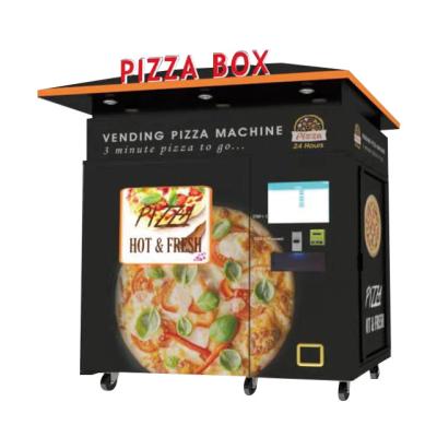China Outdoor machine Newest designed Frozen Pizza Vending Machine Real Cooked Pizza Maker Vending Pizza for sale