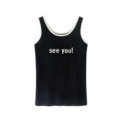 China QUICK DRY High Quality OEM Fashionable Custom Summer Pour Femmes 2022 Vest Crop Tank Tops For Women for sale