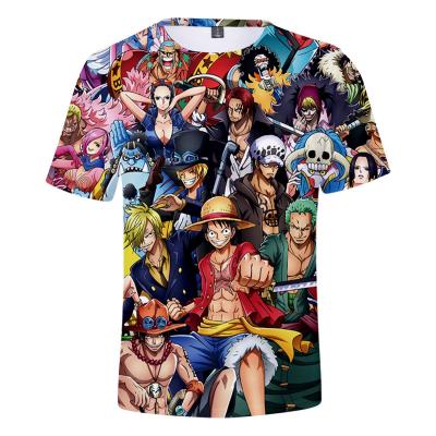 China Anti-wrinkle OEM Cartoon Graffiti Sublimation Men's 3d T-shirt Printing Machine Custom Your Brand for sale