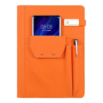 China 8000mAh Factory Supply Wireless Creative Pocket Radio Charging 8000mAh Notebook Logo Notepad Fashion Power Bank Custom Notebook Stationery Gift for sale