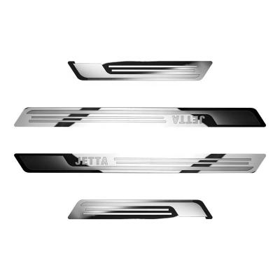 China Simple Color Without Pattern Super Slim Best Selling Accessories Auto Exterior Stainless Steel Door Sill Scuff Plate For Volkswagen Jetta Side Step for sale