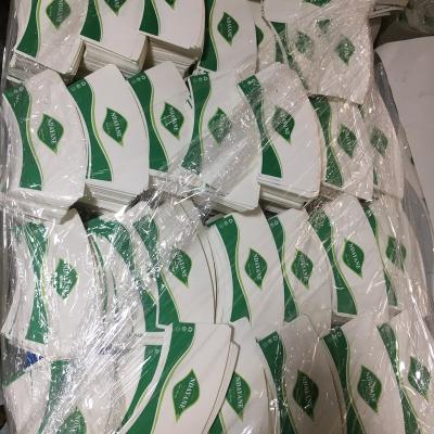 China Waterproof Manufacturers Custom Design Pattern Raw Material Food Grade Paper Cup Printed Biodegradable Double Layer Fan for sale