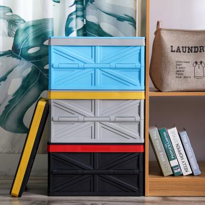 China Sustainable Plastic Folding Box 20L Storage Container for sale