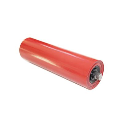 China Rubber Coated Conveyor System Carrier Roller Manufacturer Conveyor Carrier Roller Support Board Pad Carrier Roller for sale