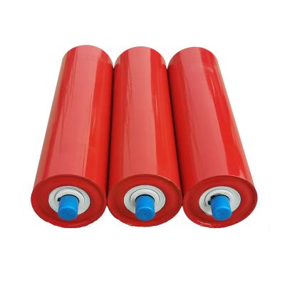 China Conveyor System Wholesale Conveyor Disc Impact Rubber Idle Roller Set Wholesale for sale