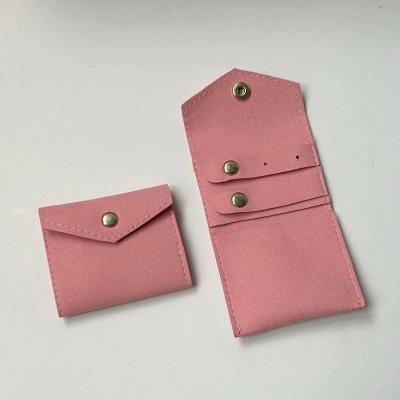 China Mini Travel Soft Jewelry Organizer Bag for Rings Earrings Necklace for sale