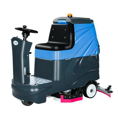 China Hotels Wholesale Custom Wash Scrubber Dryer Commercial Automatic Ride On Cleaning Machine For Supermarket for sale