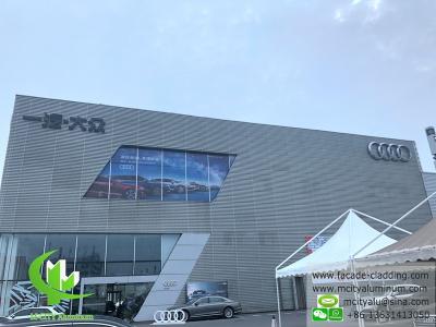 China Metal Perforated aluminum facade wall cladding metal curtain wall for sale
