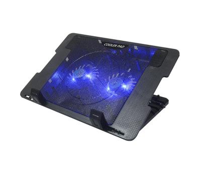 China NUOXI 2 Size Fans Cooler Notebook Cooler Foldable Quiet Adjustable Stand Holder Cooling Pad for sale