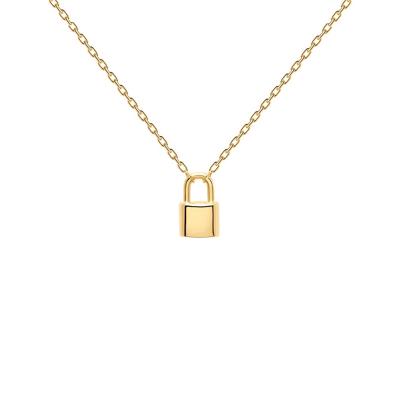 China Durable Custom Personalize Jewelry Titanium Steel Women Gold Pendant Necklace for sale