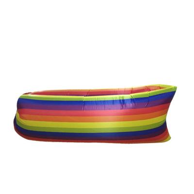 China New Modern Hot Selling Camping Sofa Bed Oxford Fabric Pillow Inflatable Outdoor Indoor Lazy Sofa Bed Portable Foldable Beach Bed for sale