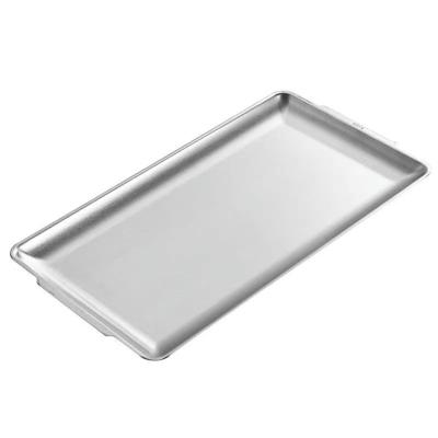 China Exquisite Fashion Stainless Steel Metal Tray Japanese Grill Tray Restaurant High Quality Rectangular Kitchen Viable for sale