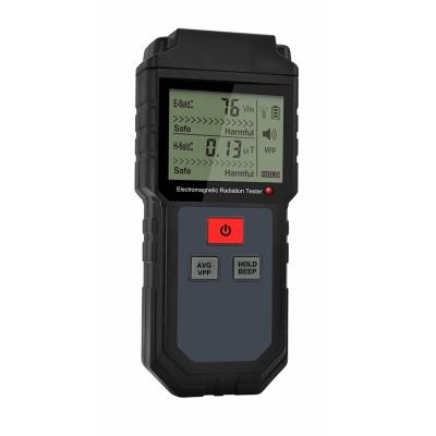 China Digital Electromagnetic Radiation Detector LCD Indicator Data Lock Premium Emf Meter Electromagnetic Field Frequency Tester B166c for sale