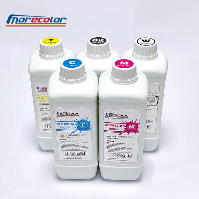 China White Textile PET DTF Printing Ink Smooth Clear CMYK Universal for sale